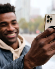 Porte téléphone recyclé à personnaliser - 6