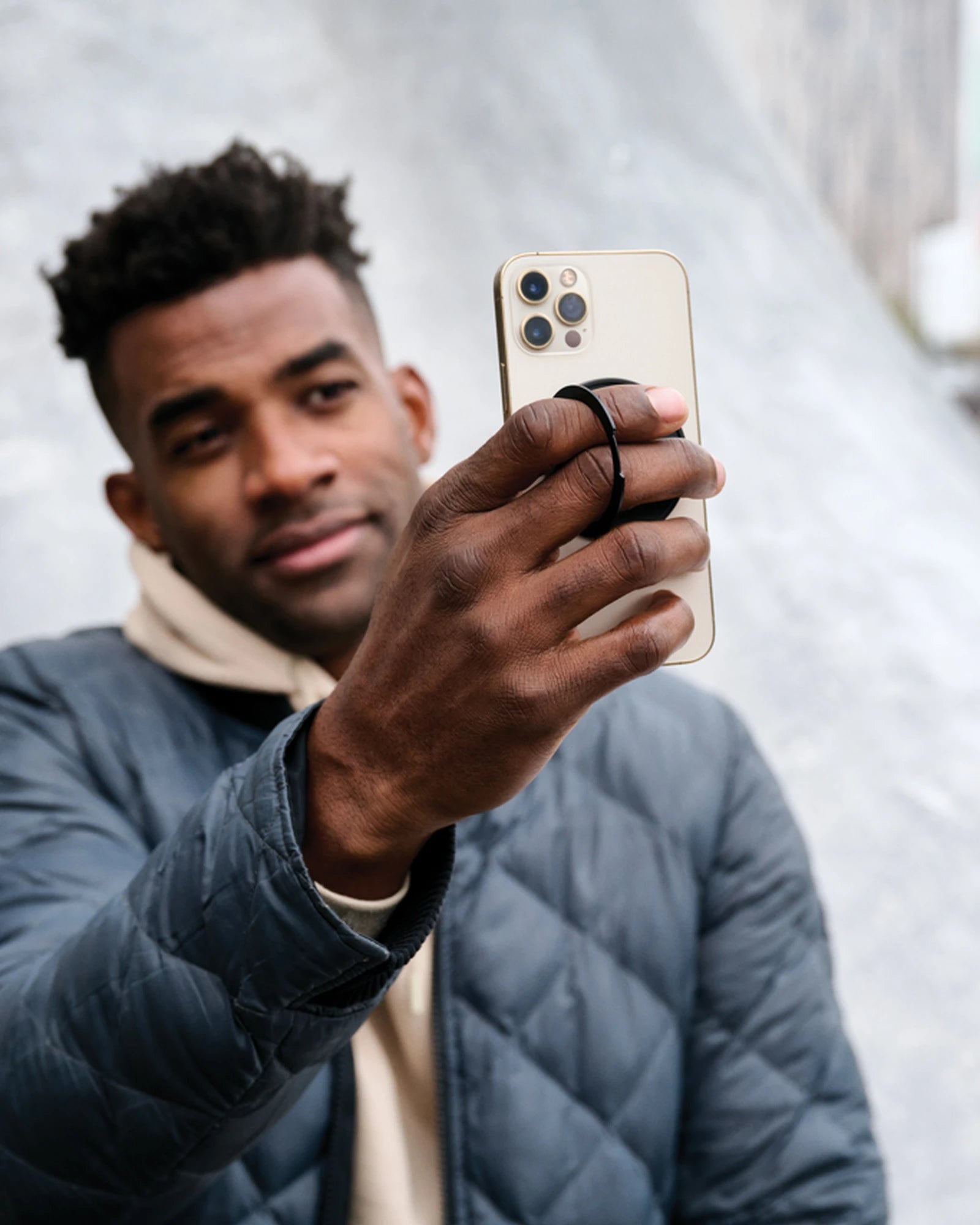 Porte téléphone recyclé à personnaliser - 7