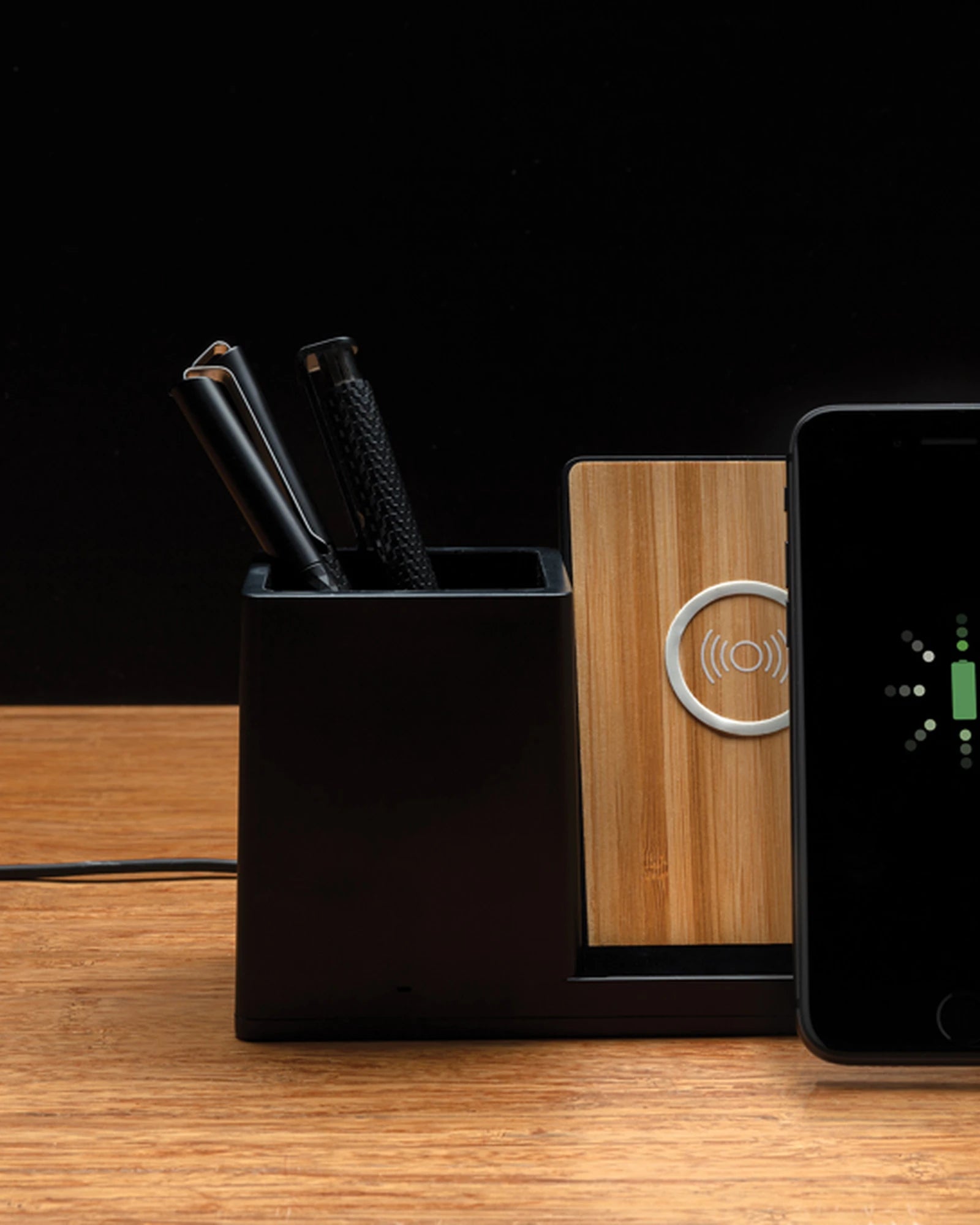 Chargeur sans fil 10W ABS recyclé à personnaliser - 5