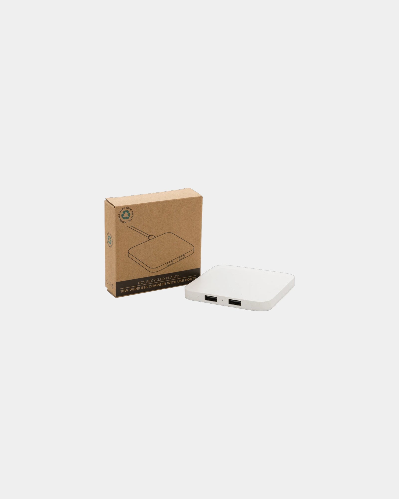 Chargeur sans fil 10W en ABS recyclé à personnaliser - 2