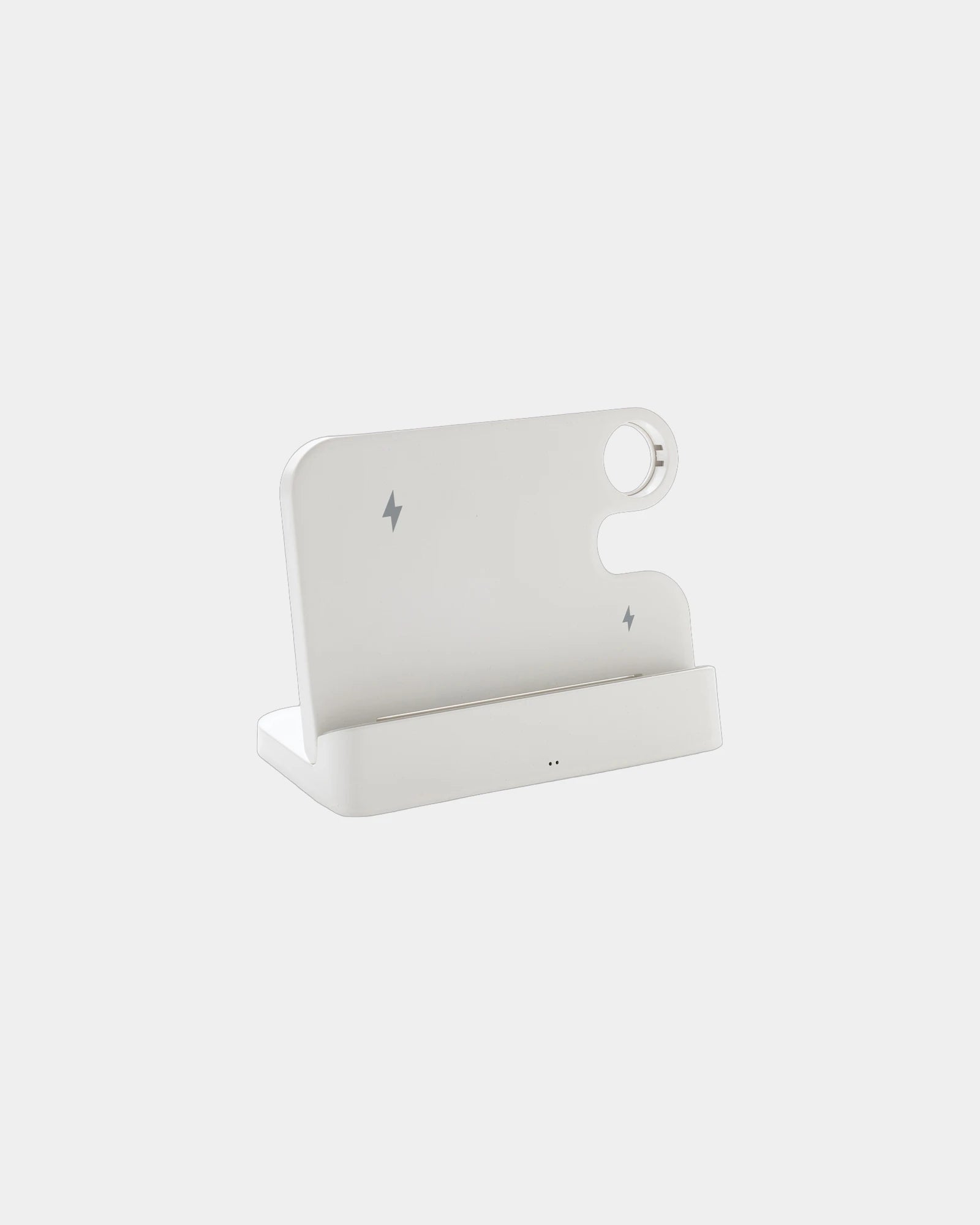 Chargeur sans fil 15W en ABS recyclé à personnaliser - Blanc