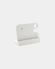 Chargeur sans fil 15W en ABS recyclé à personnaliser - Blanc