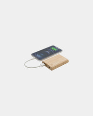 Batterie de secours 5000 mAh en bambou à personnaliser - 1