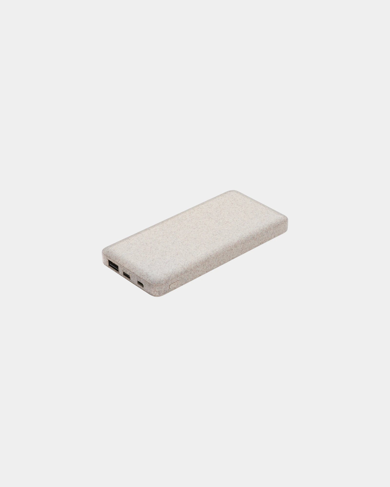 Powerbank fibre de paille de blé 10.000 mAh à personnaliser - Kaki