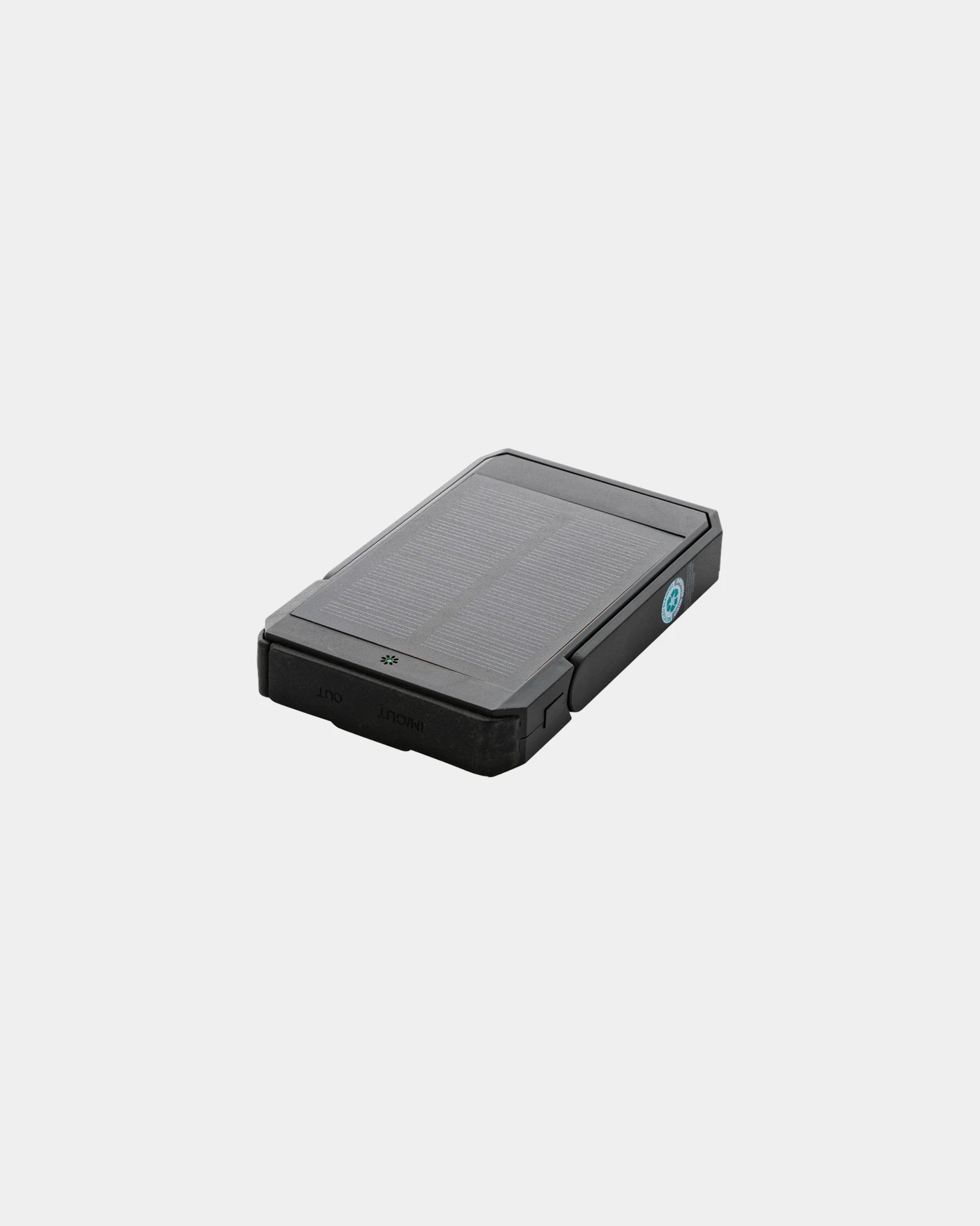 Powerbank solaire 5000 mAh en ABS recyclé à personnaliser - 5