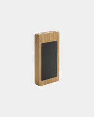 Batterie de secours solaire bambou 10.000mAh à personnaliser - 2
