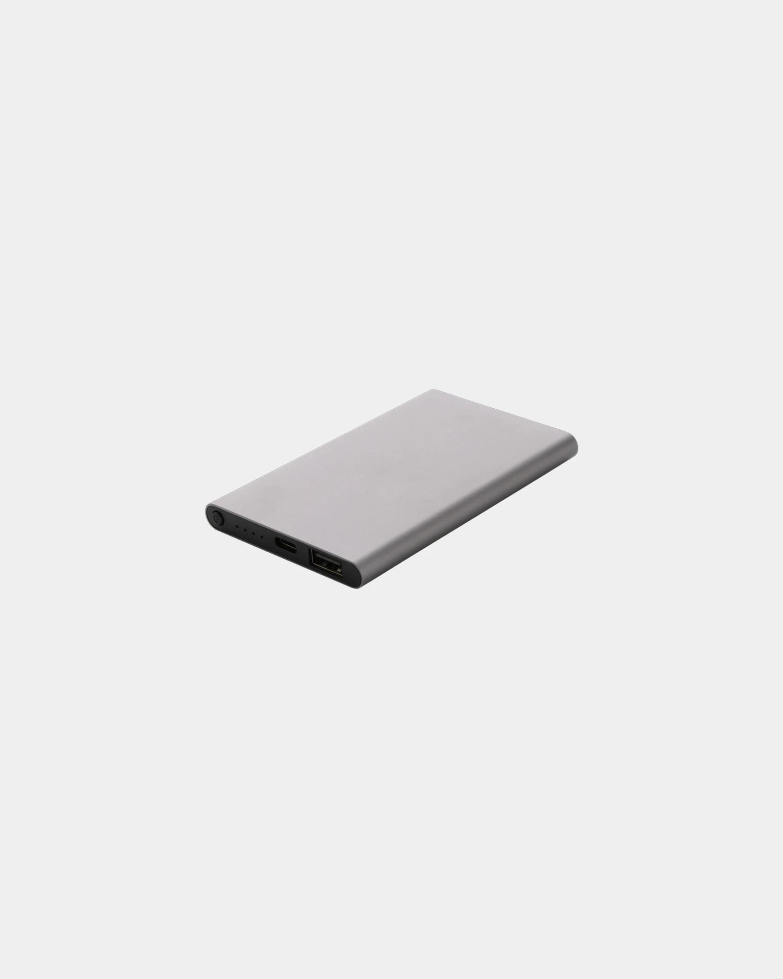 Powerbank 4000mAh en plastique recyclé à personnaliser - Antracite