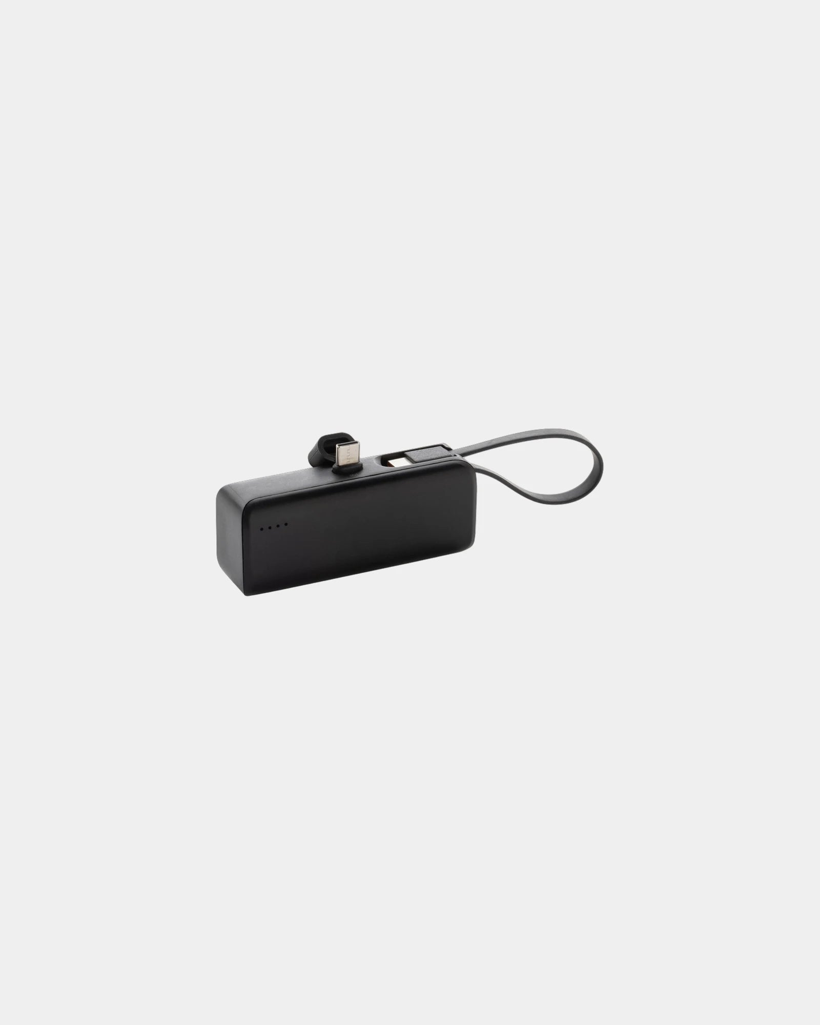 Powerbank 3000mAh en plastique recyclé à personnaliser - Noir