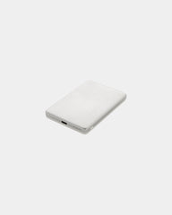 Powerbank aluminium recyclé 5000mAh à personnaliser - Argent