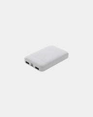Powerbank 5000 mAh en plastique recyclé à personnaliser - Blanc