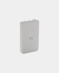 Powerbank 5000mAh recyclé à personnaliser - Blanc