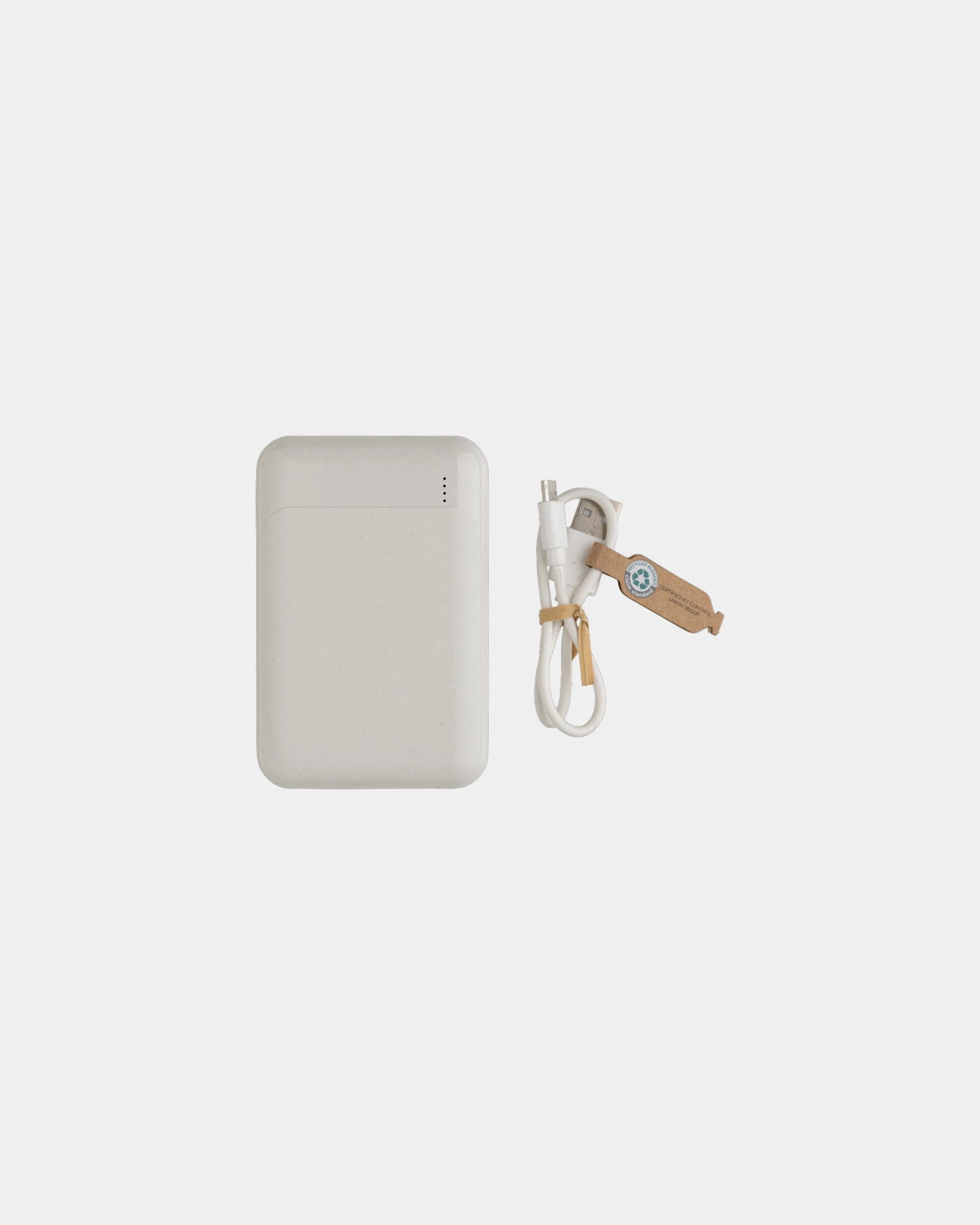 Batterie de secours 10.000 mAh en plastique recyclé à personnaliser - 14