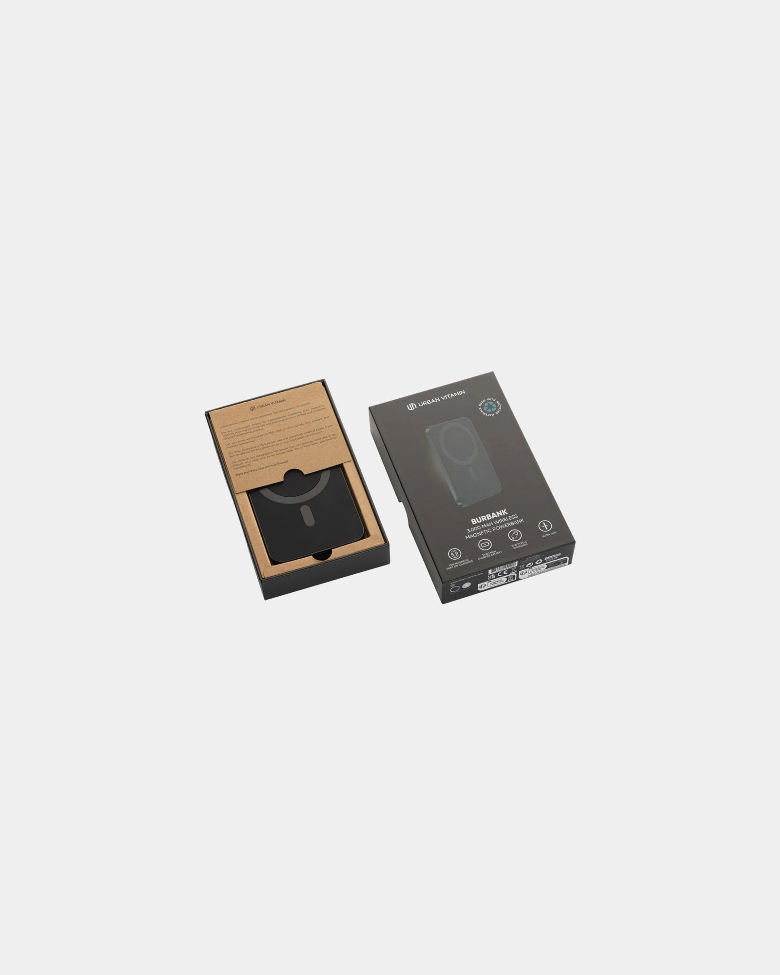 Powerbank 3000mAh aluminium recyclé Urban Vitamin à personnaliser - 4