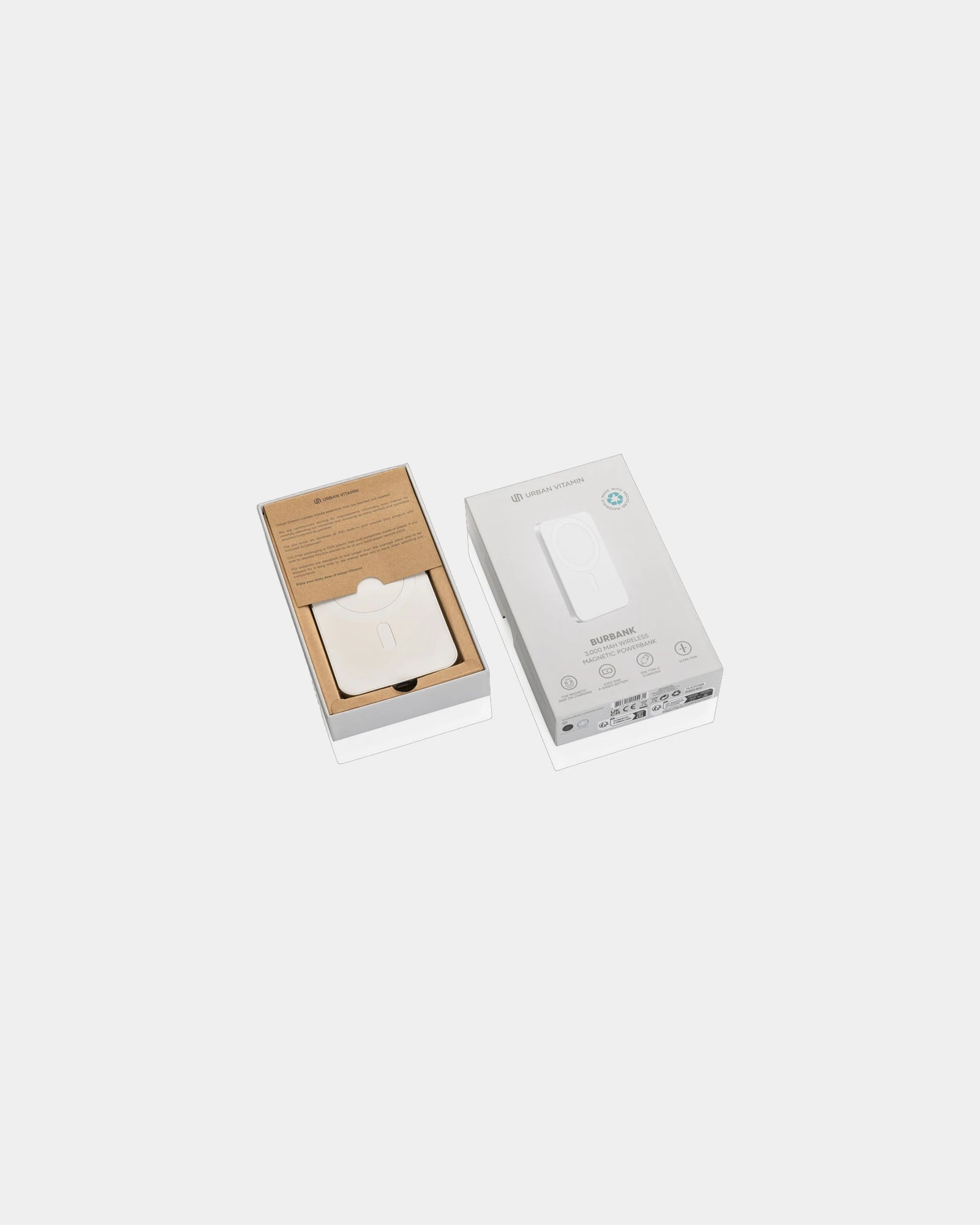 Powerbank 3000mAh aluminium recyclé Urban Vitamin à personnaliser - 12