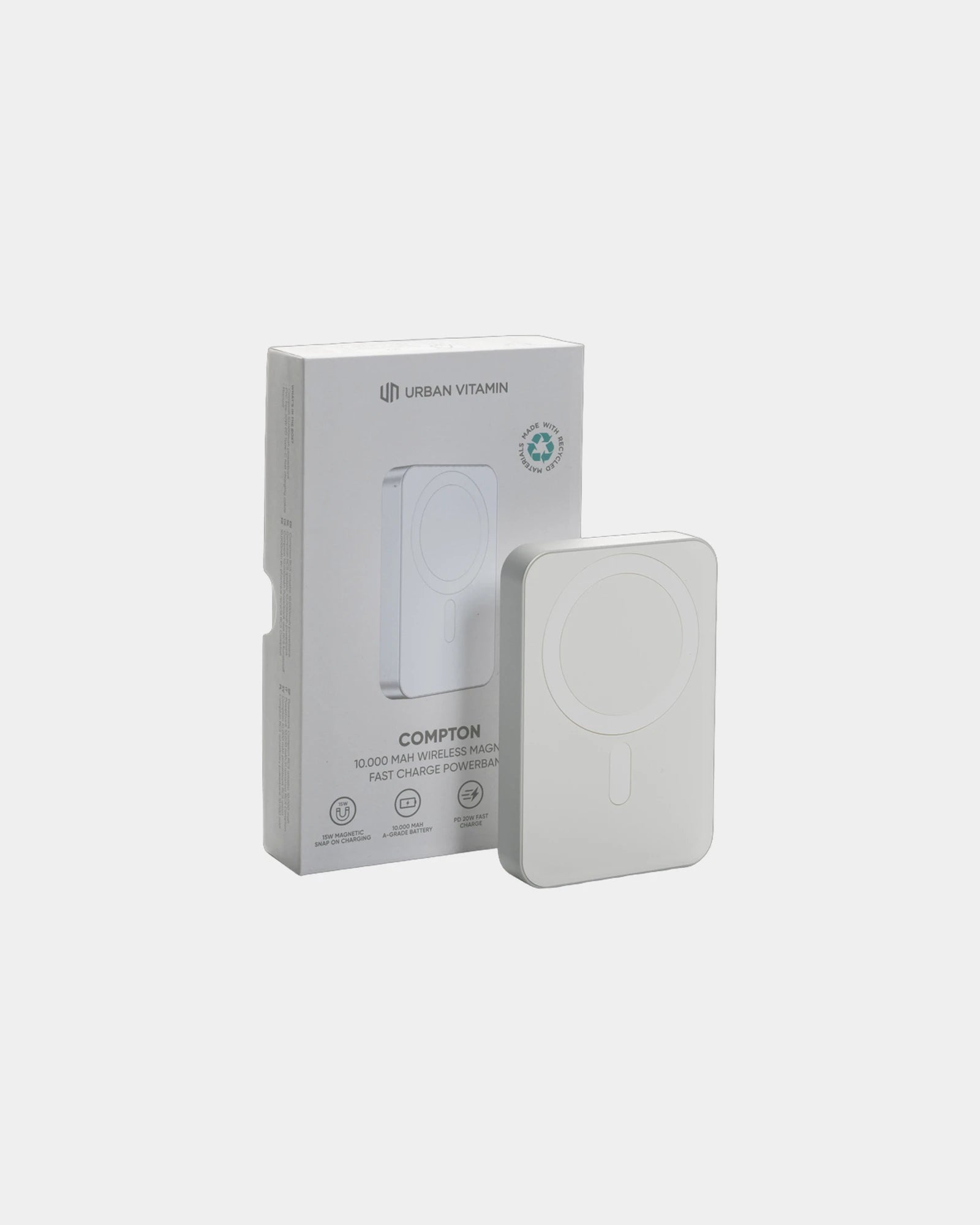 Powerbank aluminium recyclé Urban Vitamin Compton à personnaliser - 12
