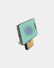 Powerbank 5000mAh bambou et ABS recyclé à personnaliser - 3