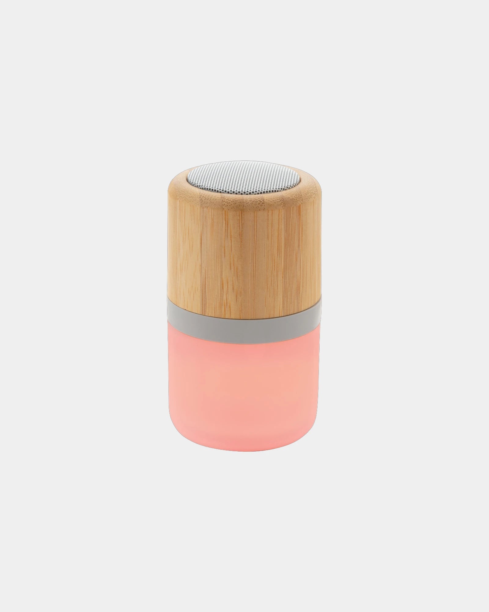 Enceinte 3W en bambou avec lumière d'ambiance - 5