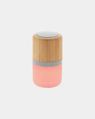 Enceinte 3W en bambou avec lumière d'ambiance - 5