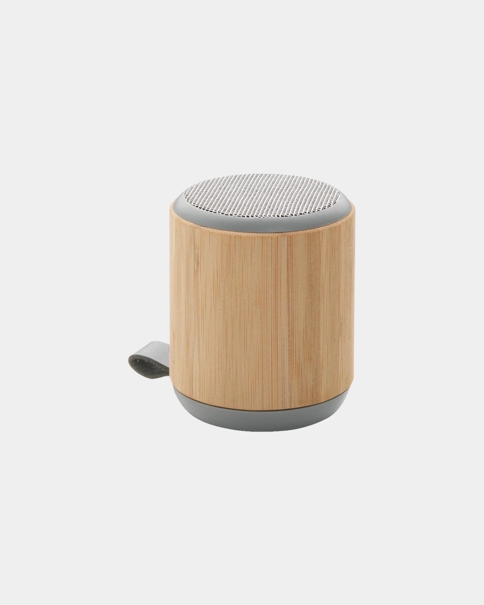 Enceinte sans fil 3W en bambou à personnaliser - Marron