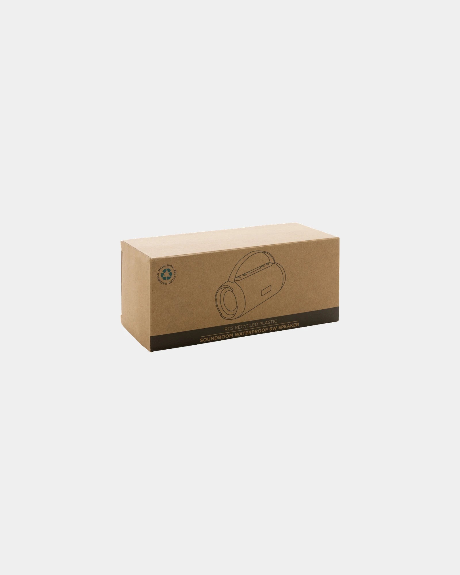 Enceinte étanche 6W en plastique recyclé à personnaliser