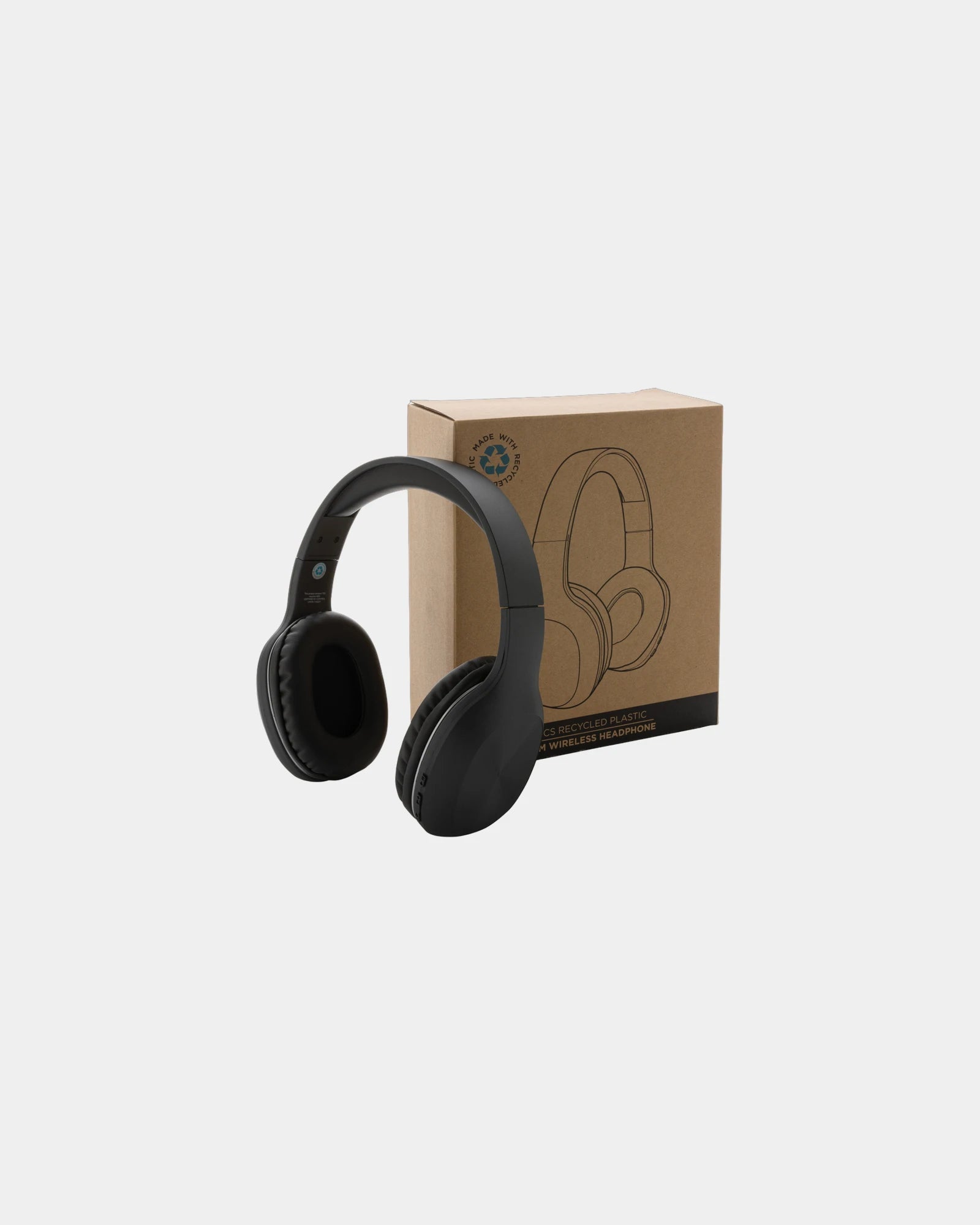Casque audio en plastique recyclé à personnaliser - 4