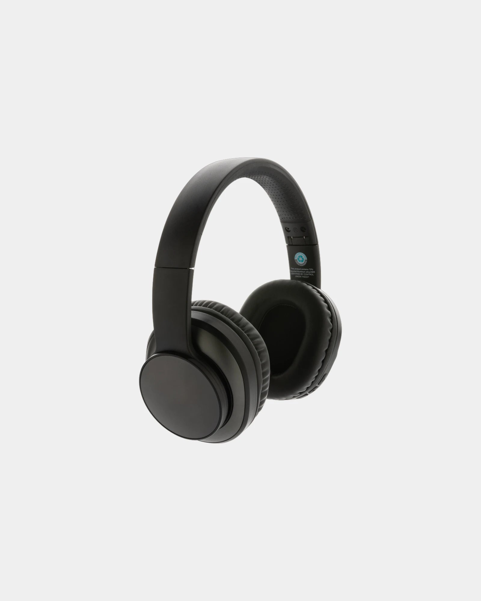 Casque audio aluminium recyclé Terra RCS à personnaliser - Gris