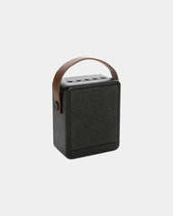 Enceinte solaire 12W en plastique recyclé à personnaliser - Noir