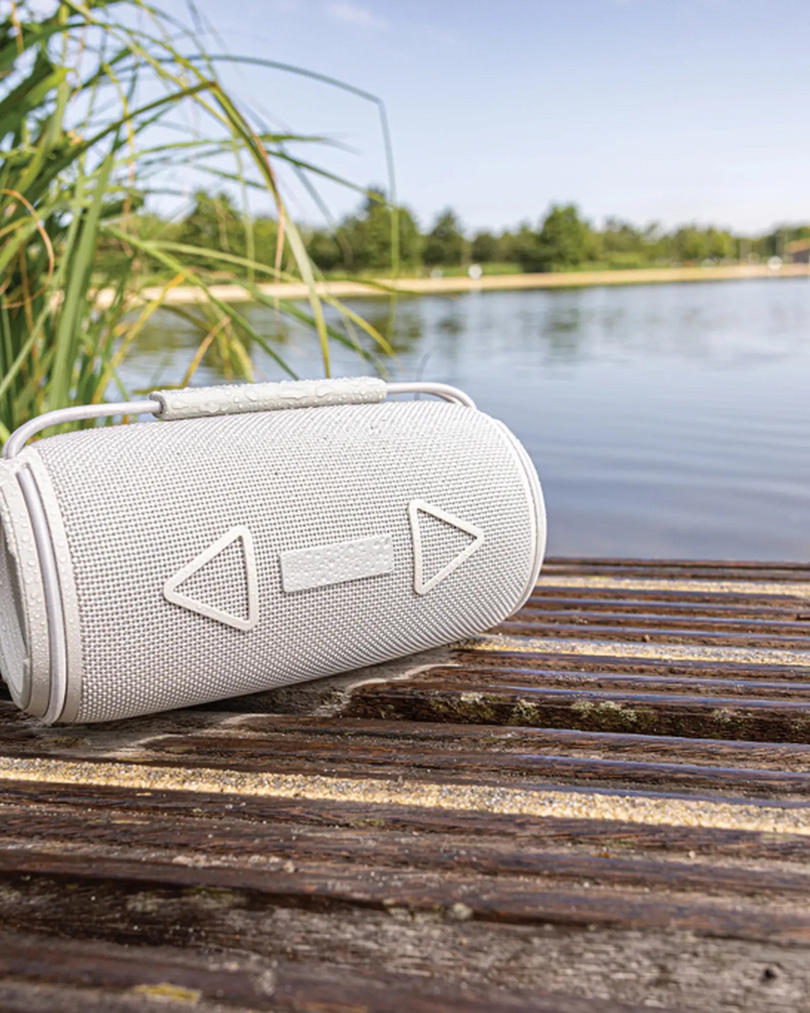 Enceinte étanche IPX4 plastique recyclé 16W à personnaliser - 25