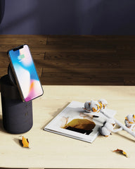 Enceinte 10W avec chargeur en rPET Urban Vitamin Anaheim à personnaliser - 9