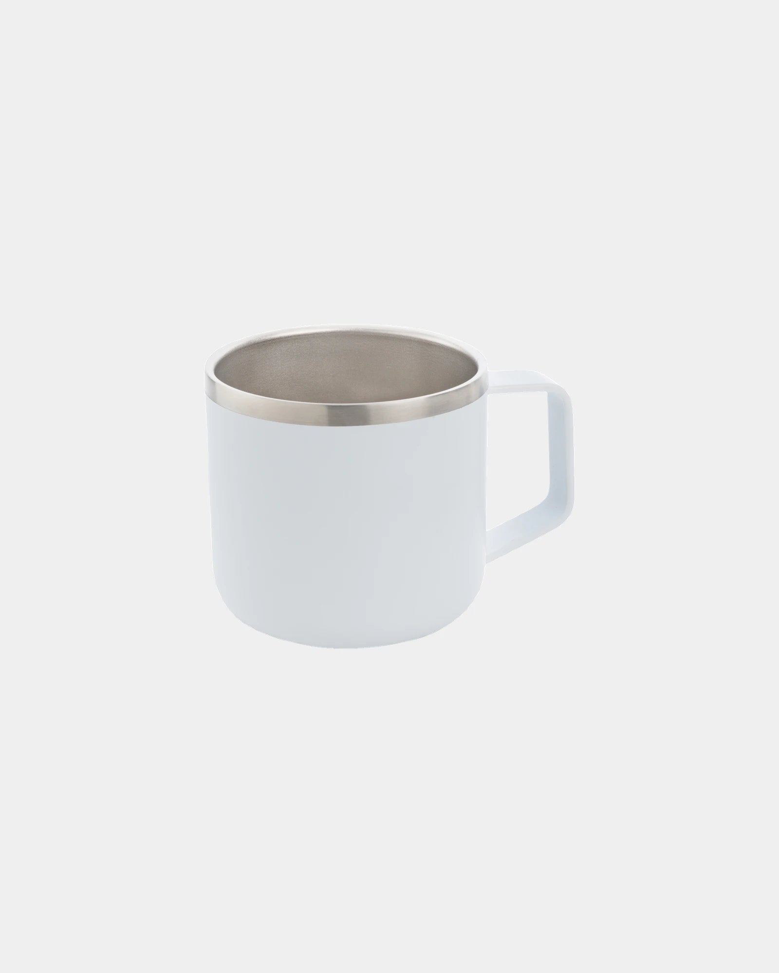 Tasse randonnée inox 350ml à personnaliser - Blanc