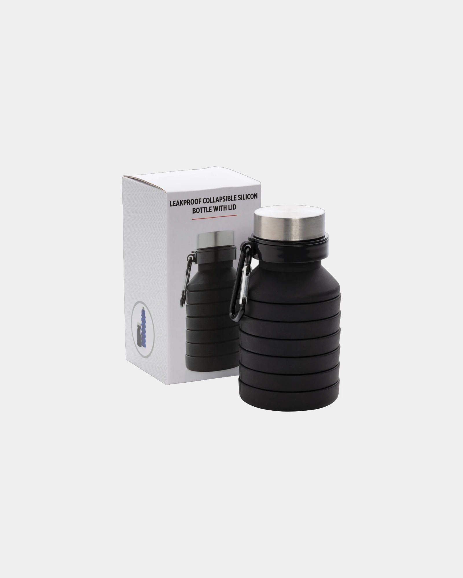 Bouteille silicone pliable étanche 550ml à personnaliser - 3