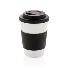 Mug réutilisable PP 270ml à personnaliser - Noir