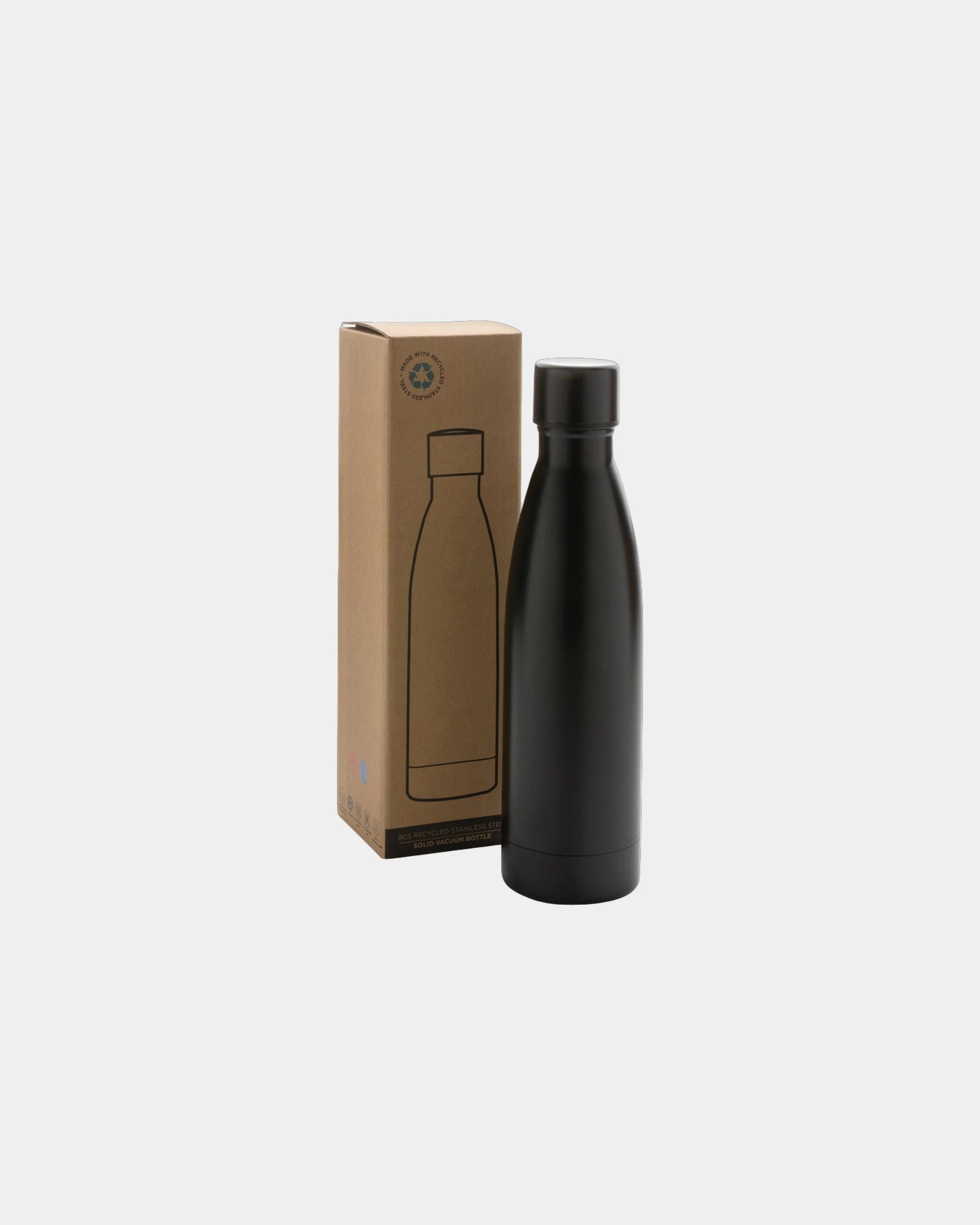 Bouteille isotherme acier inoxydable recyclé 500ml à personnaliser - 1