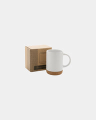 Mug céramique 280ml avec base en liège à personnaliser