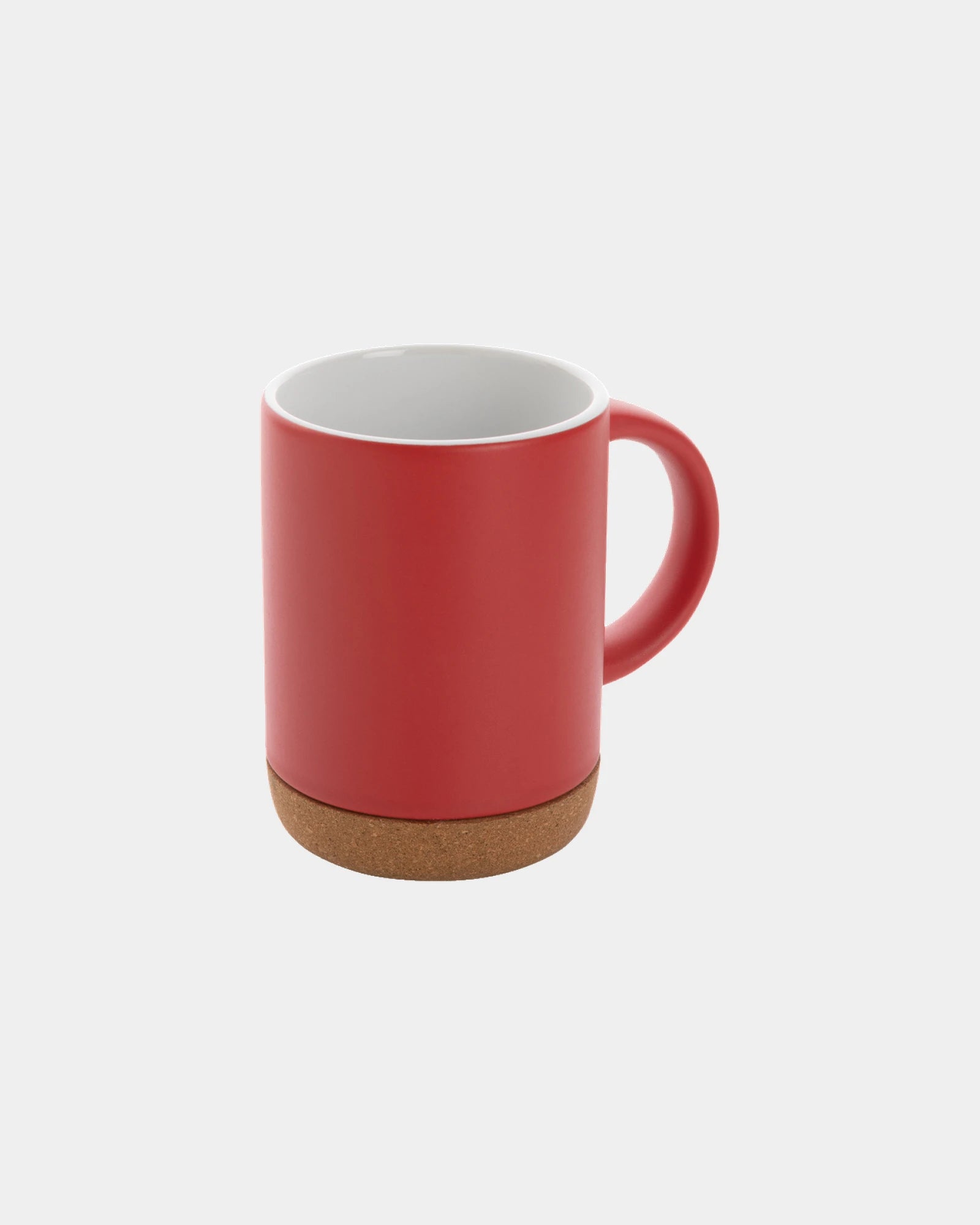 Mug céramique 280ml avec base en liège à personnaliser - Rouge