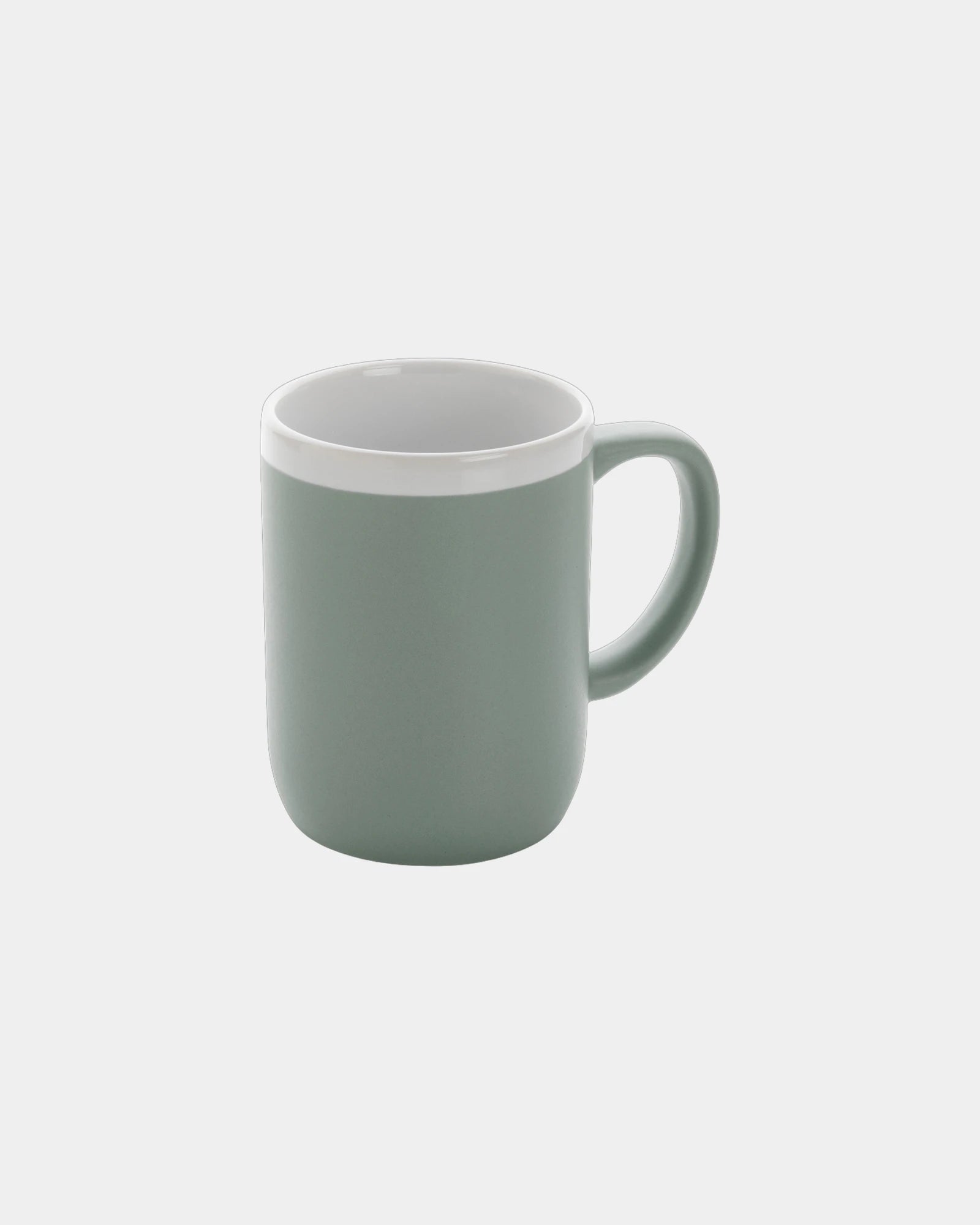 Mug céramique 300ml avec bord blanc à personnaliser - Vert