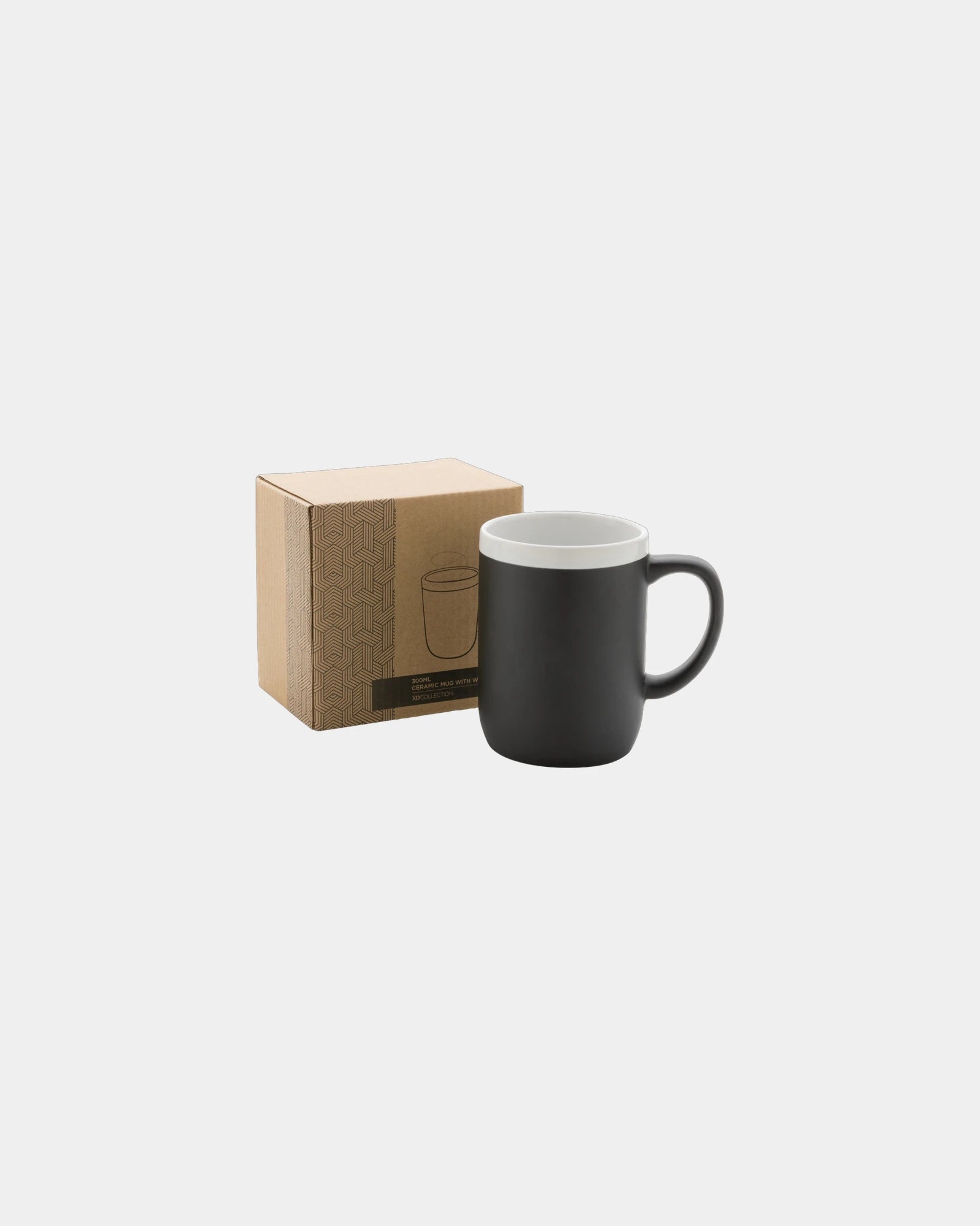 Mug céramique 300ml avec bord blanc à personnaliser - 2