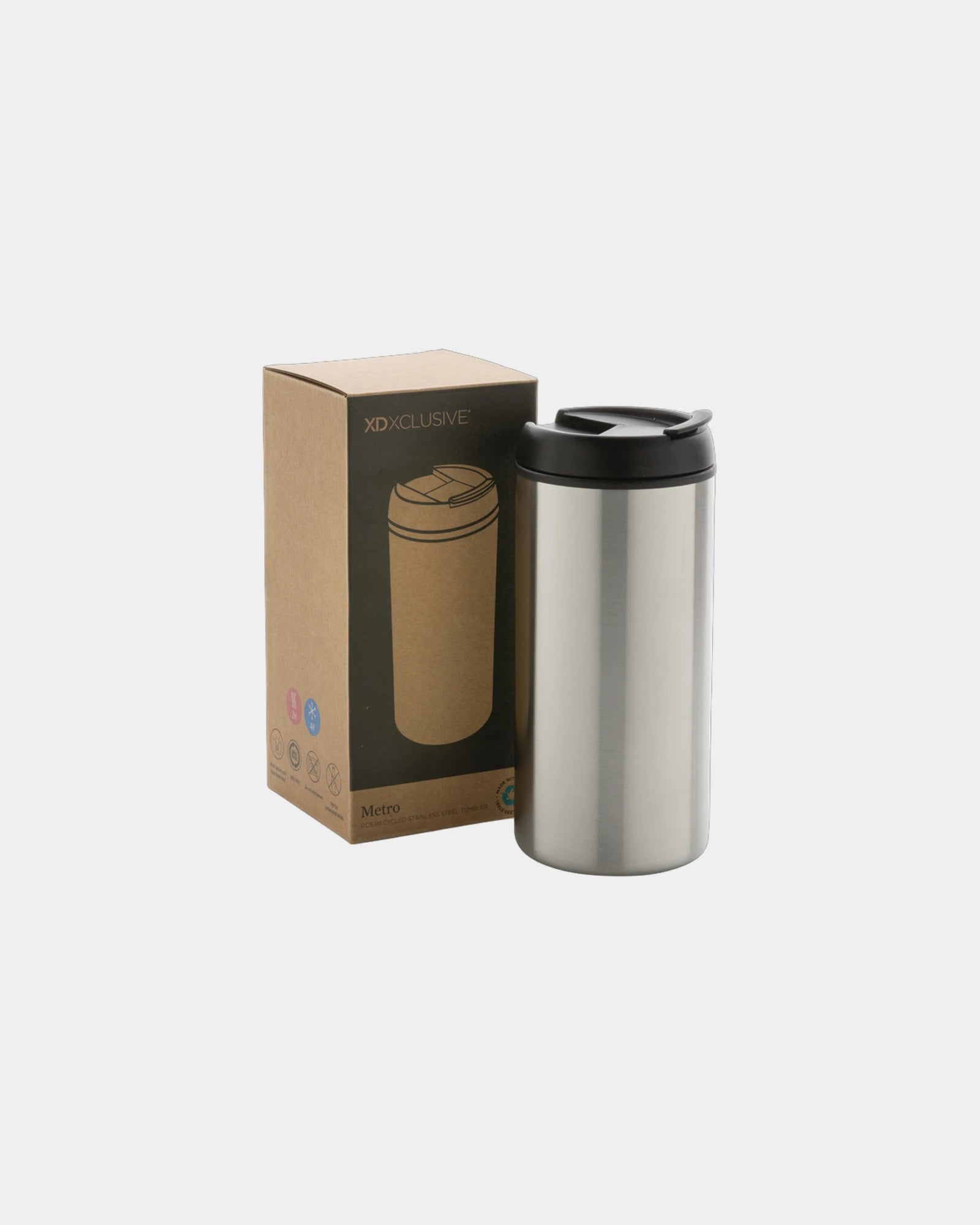 Mug acier inoxydable recyclé 300ml à personnaliser - 9