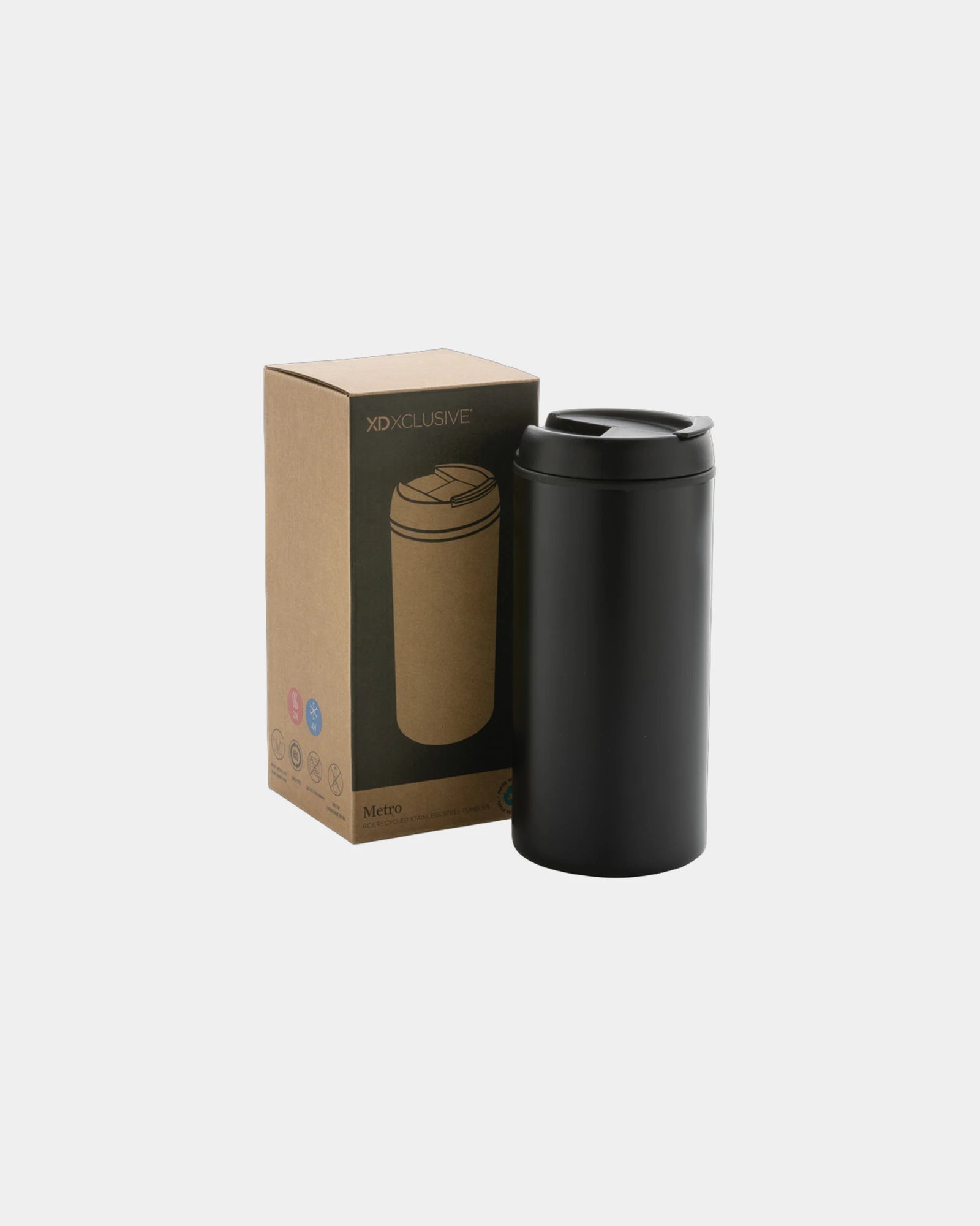 Mug acier inoxydable recyclé 300ml à personnaliser - 1