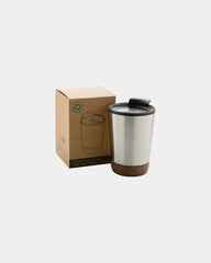 Tasse à café en liège et acier inoxydable à personnaliser
