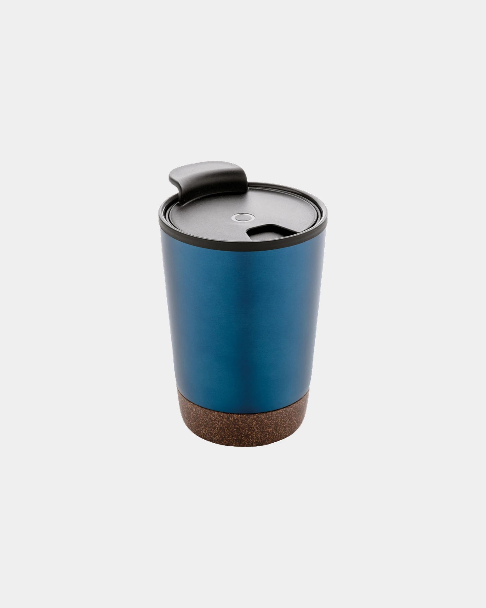 Tasse à café en liège et acier inoxydable à personnaliser - Bleu