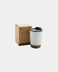 Tasse à café en liège et acier inoxydable à personnaliser