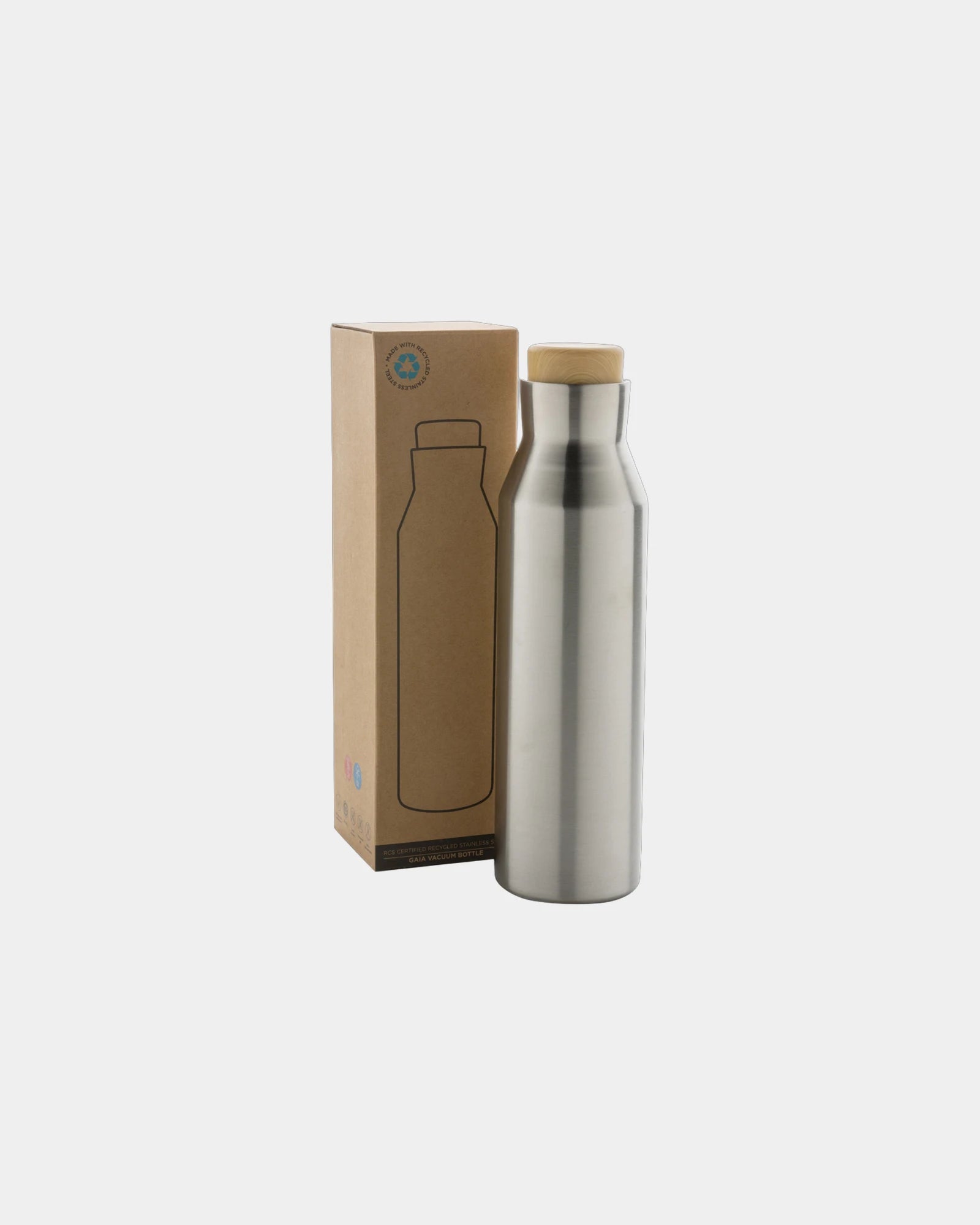 Bouteille isotherme acier inoxydable recyclé 600ml à personnaliser - 5