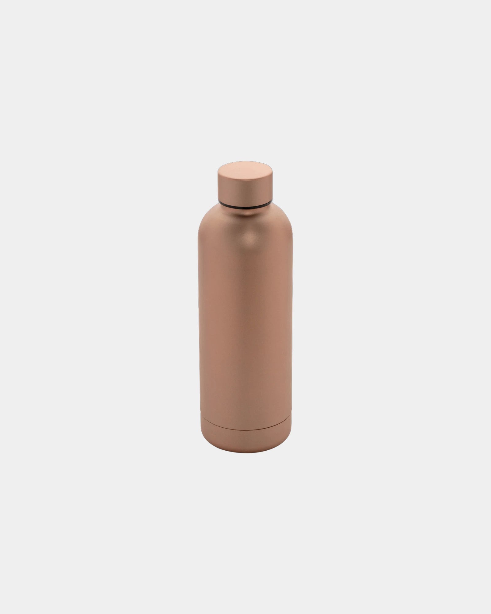 Bouteille isotherme acier inoxydable recyclé 500ml à personnaliser - Marron