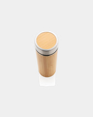 Bouteille isotherme bambou 300ml à personnaliser - 2