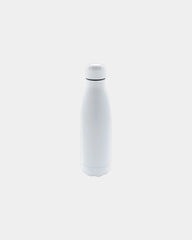 Bouteille isotherme acier 500ml à personnaliser - Blanc