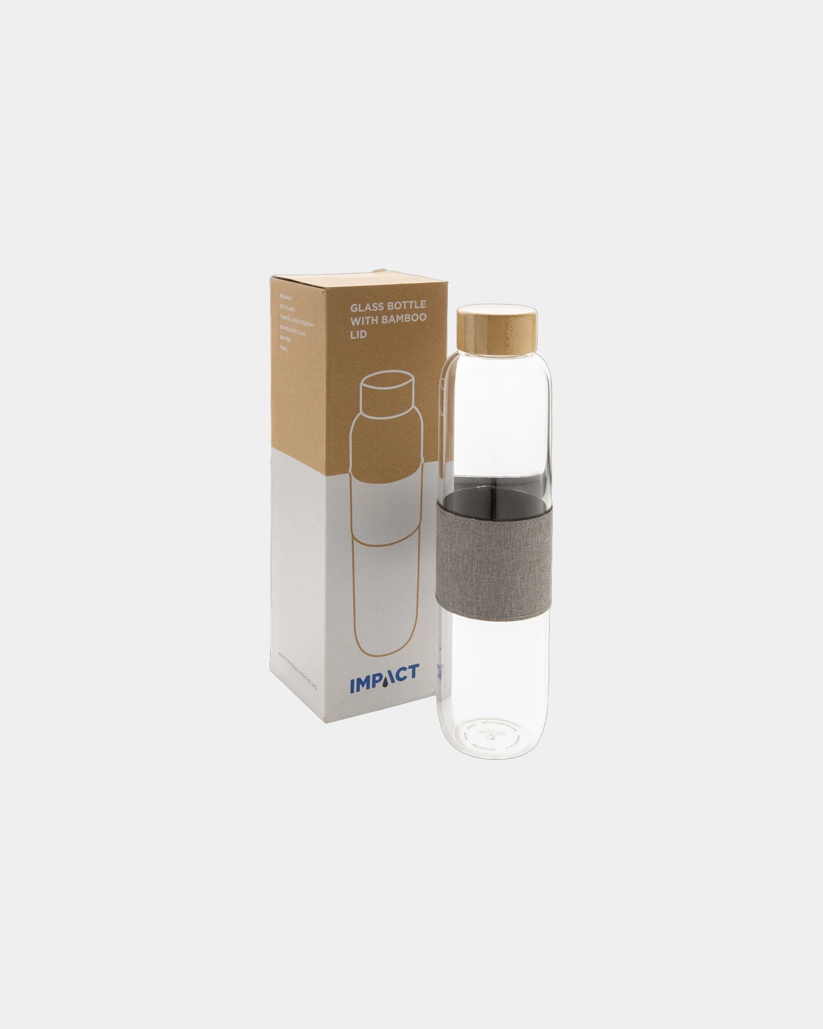 Bouteille en verre borosilicate 750ml à personnaliser - 2