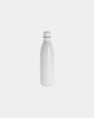 Bouteille isotherme acier inox 1L à personnaliser - Blanc
