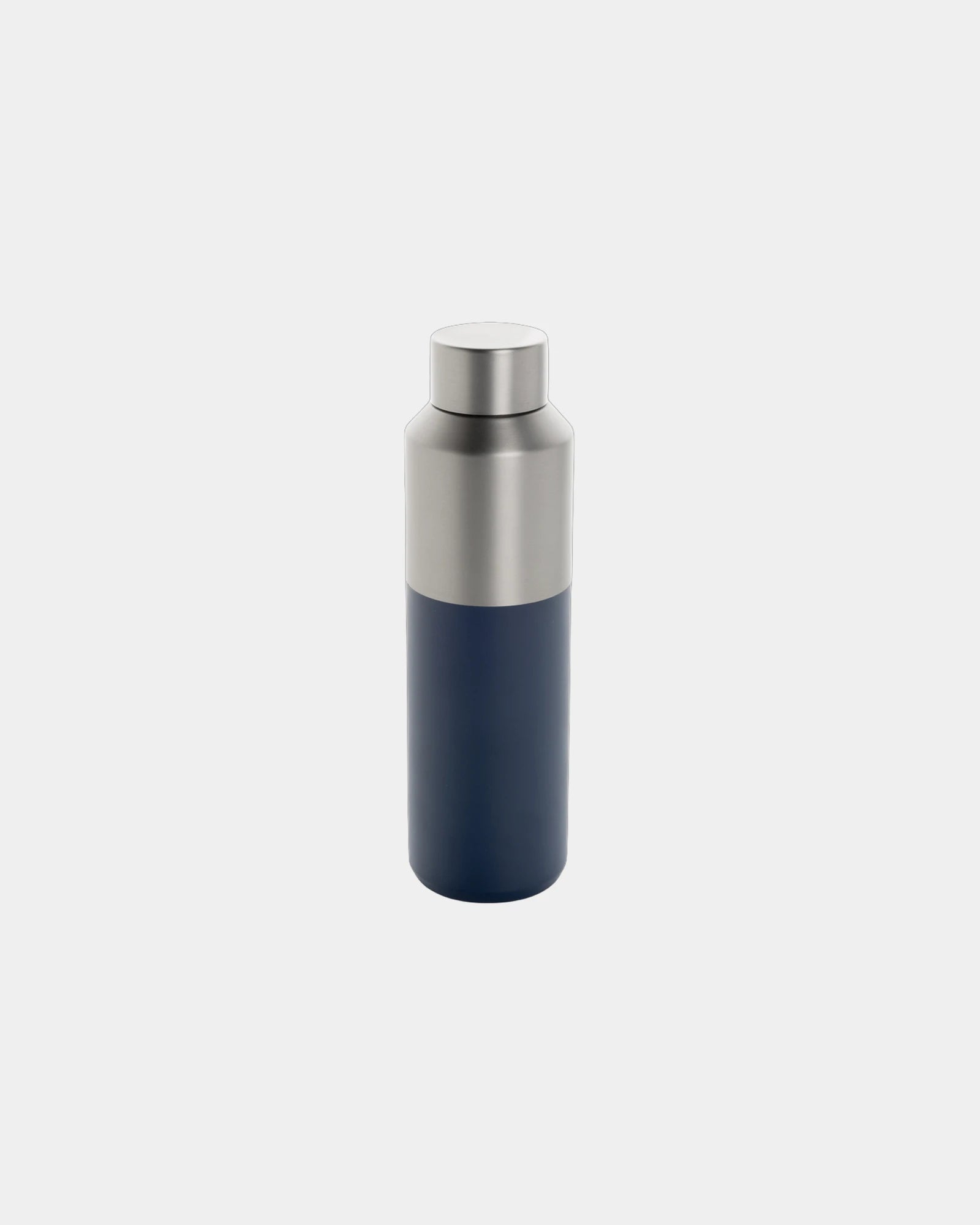 Bouteille d'eau acier recyclé 600ml à personnaliser - Bleu Marine