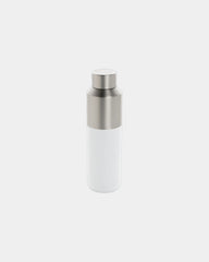 Bouteille d'eau acier recyclé 600ml à personnaliser - Blanc